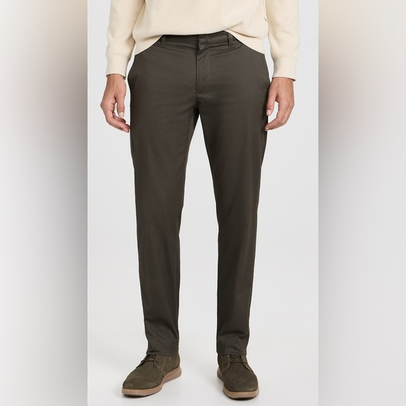 NWT. Vince Slim Fit Griffith Pant Olive Green Size 38 - Picture 1 of 10